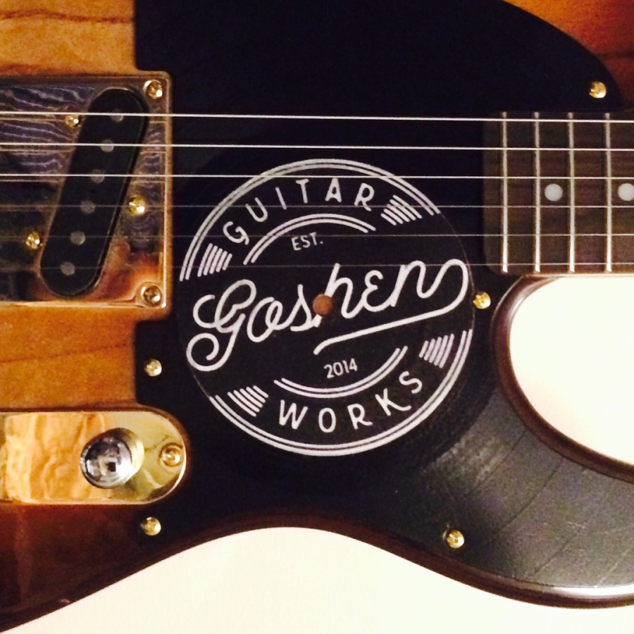 Goshen Guitar Works Vinyl Record Pickguards